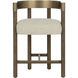 Manolo 35.25 inch Santa Cruz Oatmeal Counter Stool